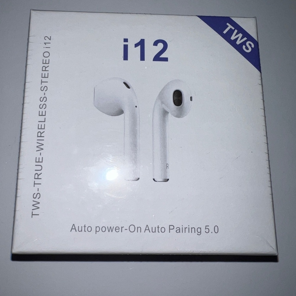 Wireless Earphones. i12. Brand new and never been opened.